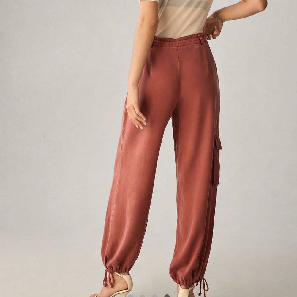 Anthropologie On The Road Rust Cargo Jogger Pants - Picture 4 of 8